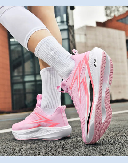 Marathon Men Running Shoes Speciality Sports Shoes Breathable Lightweight Carbon Board Women's Trend Athletic Sneakers Women