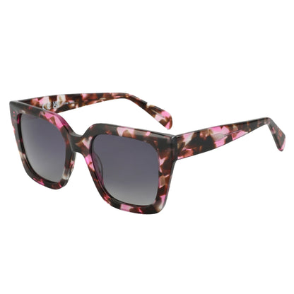 Trend Square Polarized Sunglasses Women Uv400 Protection Shade Ultra Light Acetate Fashion Sun Glasses ZS6217