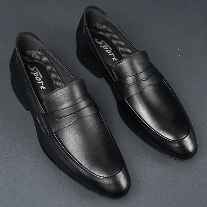 Italy Luxury Brand Fashion Men Casual Shoes Loafer Shoes Men Genuine Leather Slip-on Formal Shoes Moccasins Handmade Man Shoes