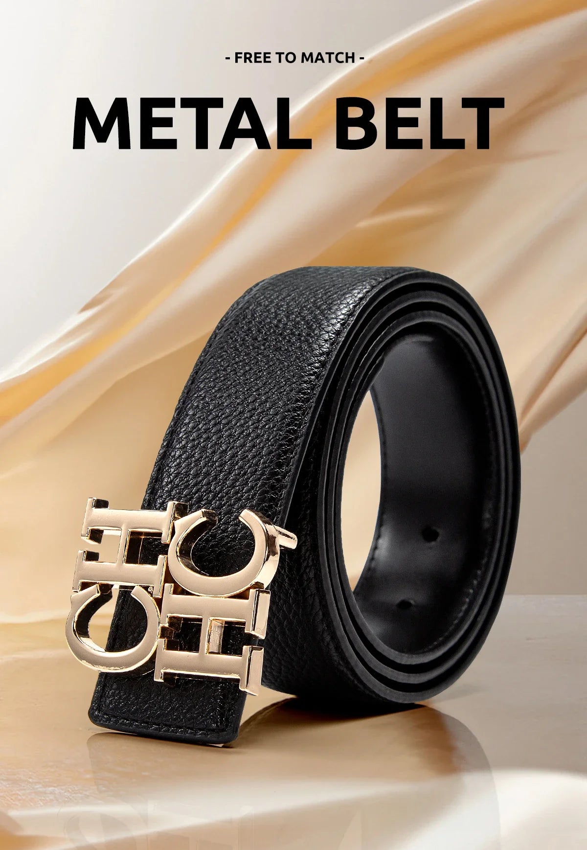 Men's Leather Belts Brand Cowskin Belt Top Quality Men Belt Luxury Designer Leather Belts Metal Buckle Male belts 3.8CM