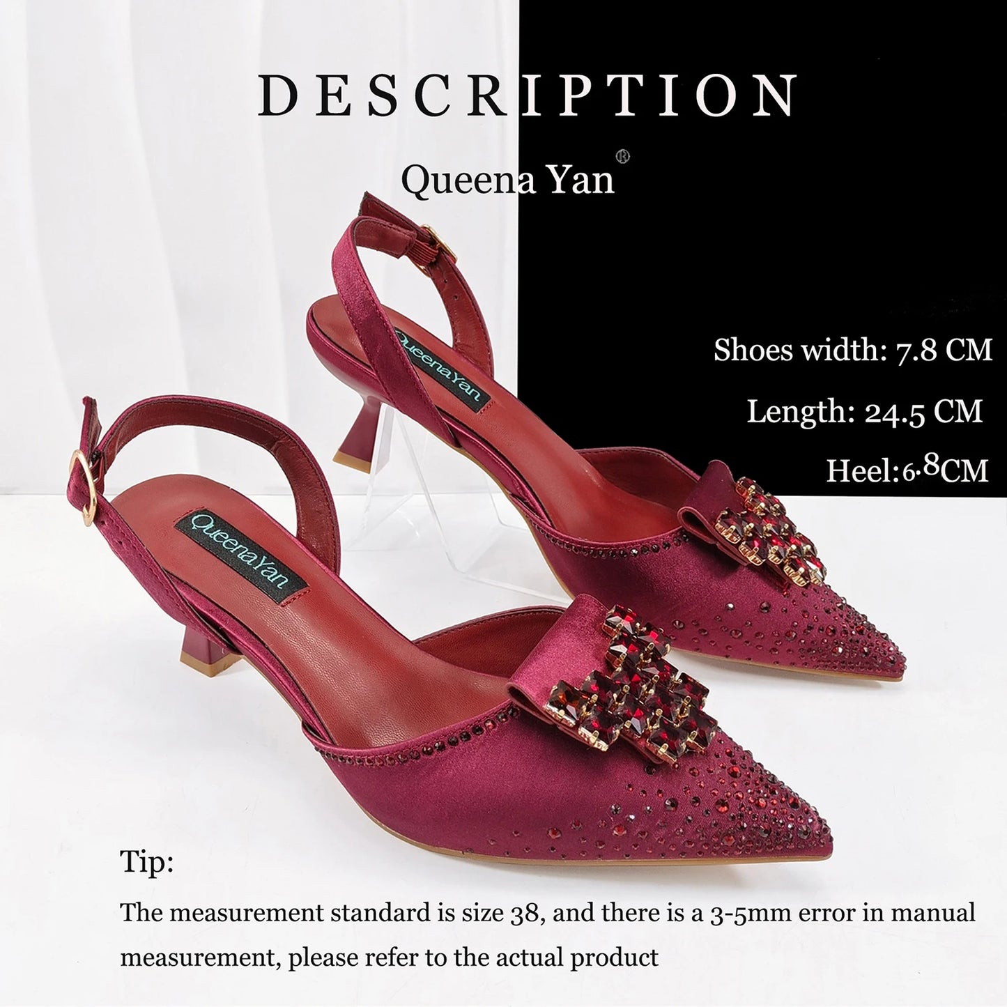 2026 INS Fantastic Rhinestone-encrusted Sex Ladies Shoes / Matching  Sparking Mini Bag (SPECIAL COLLECTION)