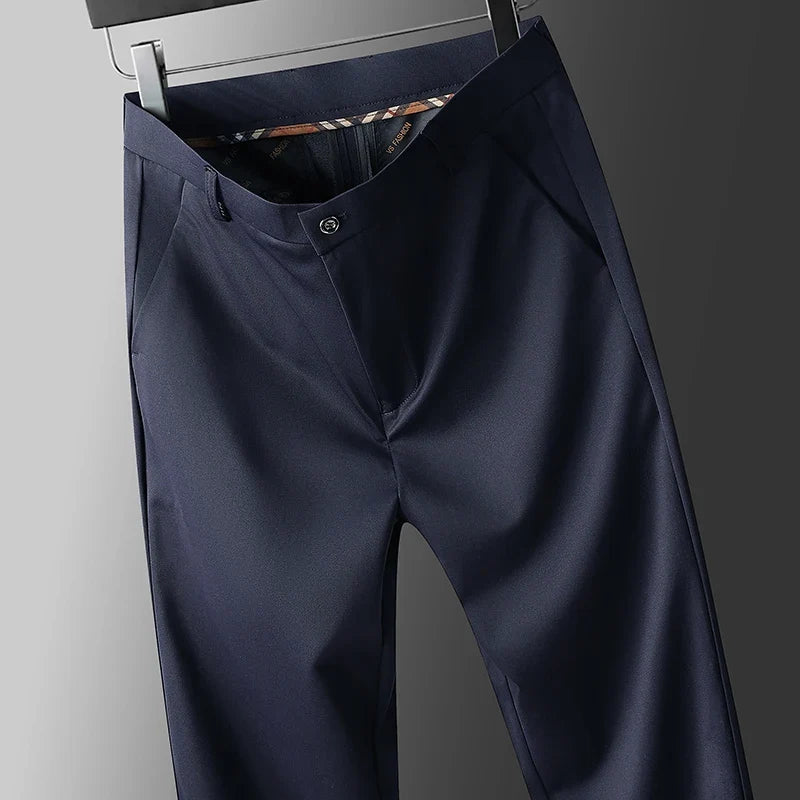 Four-Way Stretch Business Casual Pants for Men, Spring/Autumn Dress Pants, Men's Trousers, Formal Pants, Casual Elastic Dress Pa