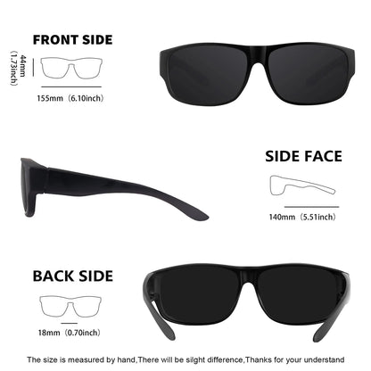 Polarized Sunglasses for Men Women Fit Over Glasses  Wraparound Sunglasses gafas de sol hombre lentes de sol 8239
