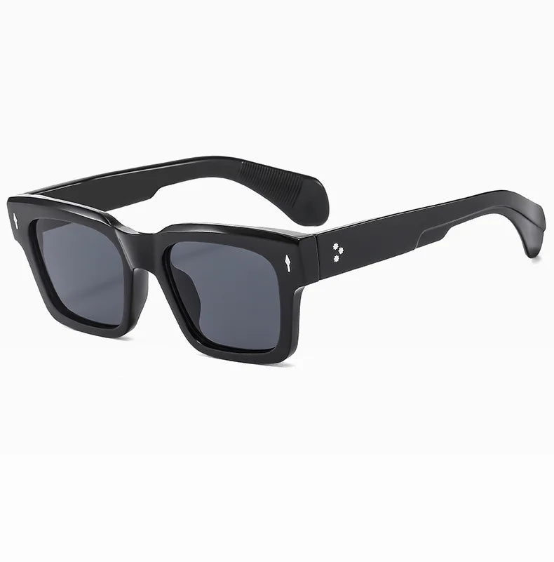 Vintage Square Sunglass Men Vacation Fashion Glasses Retro Sunglasses Women Trendy Fashion Glasses Gafas De Sol Hombre Zonnebril