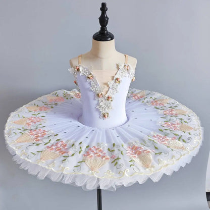 Princess Performance Fairy Tutu Kids Clothes Ballet Leotards for Girls Dress Stage Costumes Dance Wear Summer Children Clothing