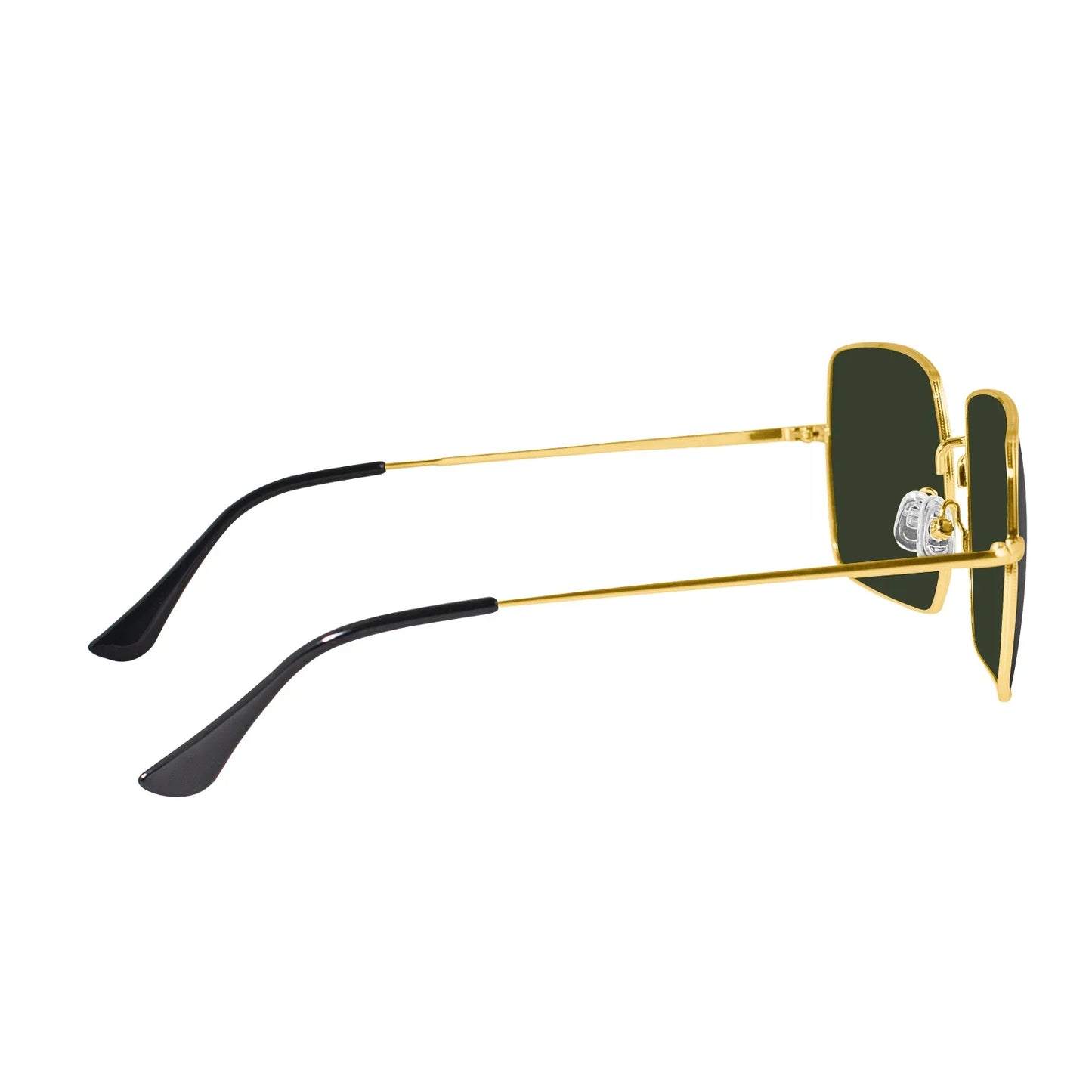 Polarized Sunglasses for Men XXL Size Extra Large Rectangular Metal Ultralight UV400 Protection Glasses 8812