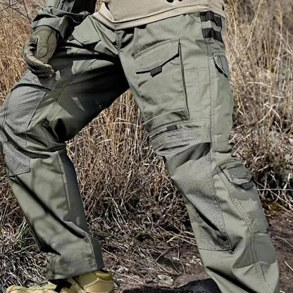 Men Tactical Pants Quick Dry Milit Multi-Pocket Cargo Pants Casual Trousers Wear-Resistant Workwear Traning Hunting Pants Loose