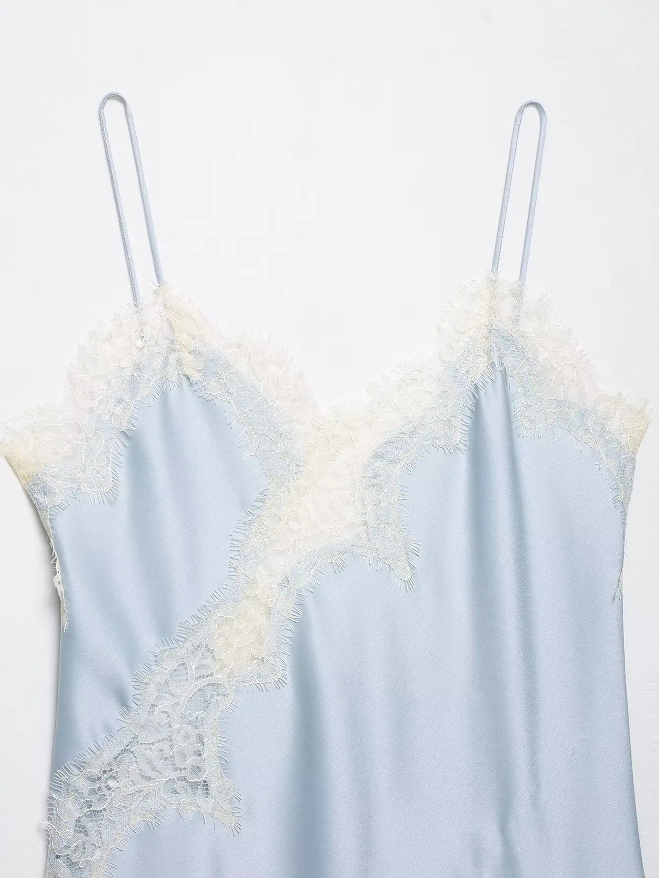 Sexy Women Asymmetrical Lace Slip Tops Summer Female Backless Sleeveless Off Shoulder Underwear Tanks Elegant Beach Camisole