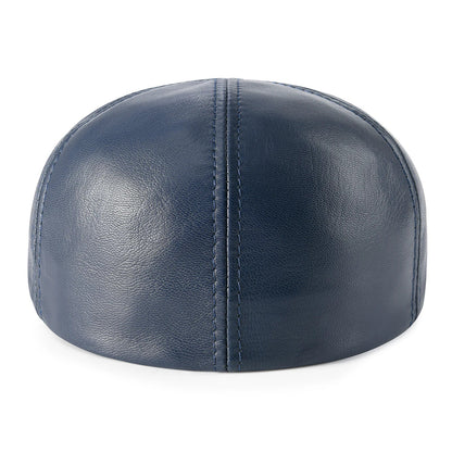 Lambskin Leather Ivy Newsboy Caps 6 Panel Cabbie Beret Hat Ivy Irish Gatsby Flat Driving Beret