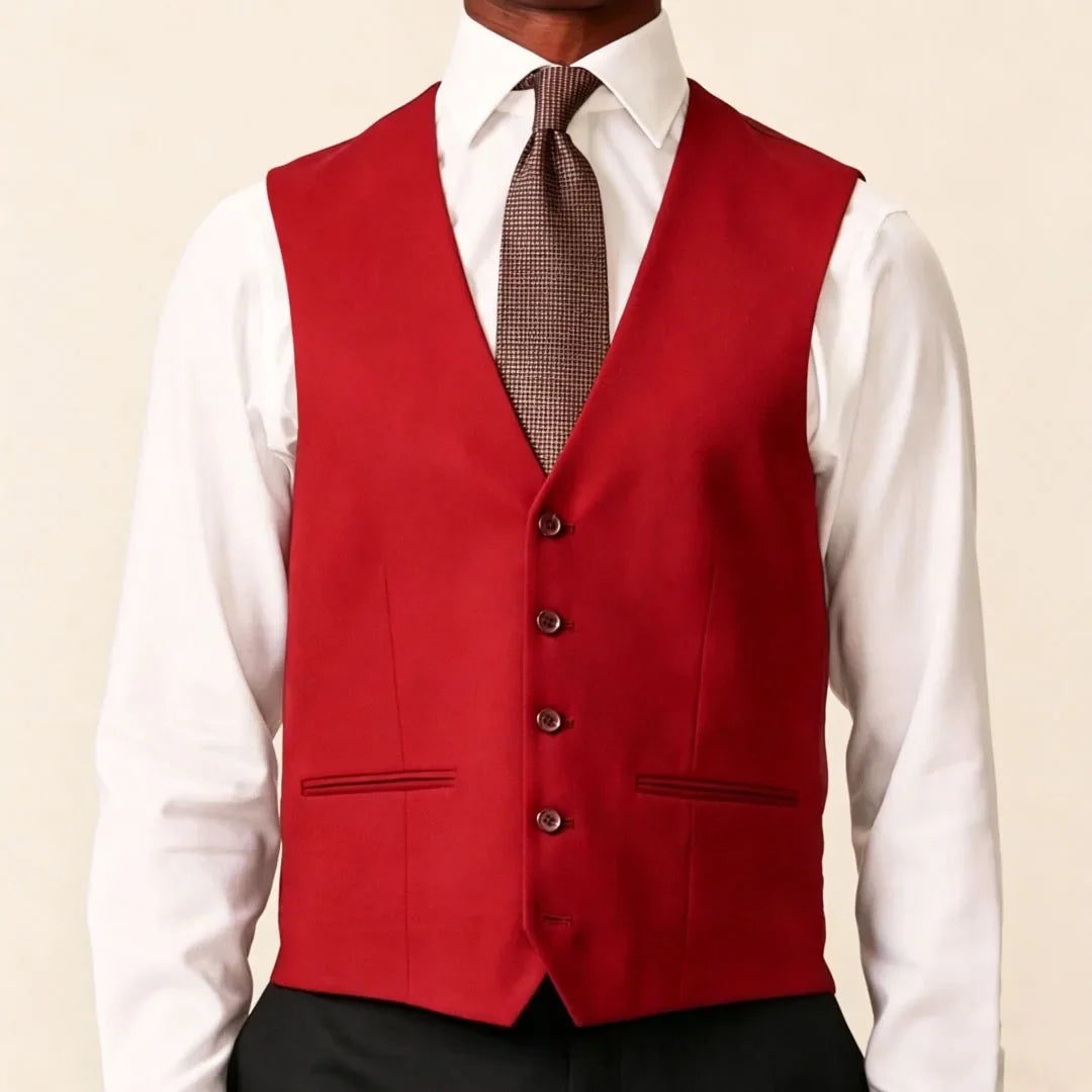 Men Vest Black Solid Single Button V Neck Waistcoat For Wedding Banquet Business Party Casual Work Casual Daily Men Suit Vest