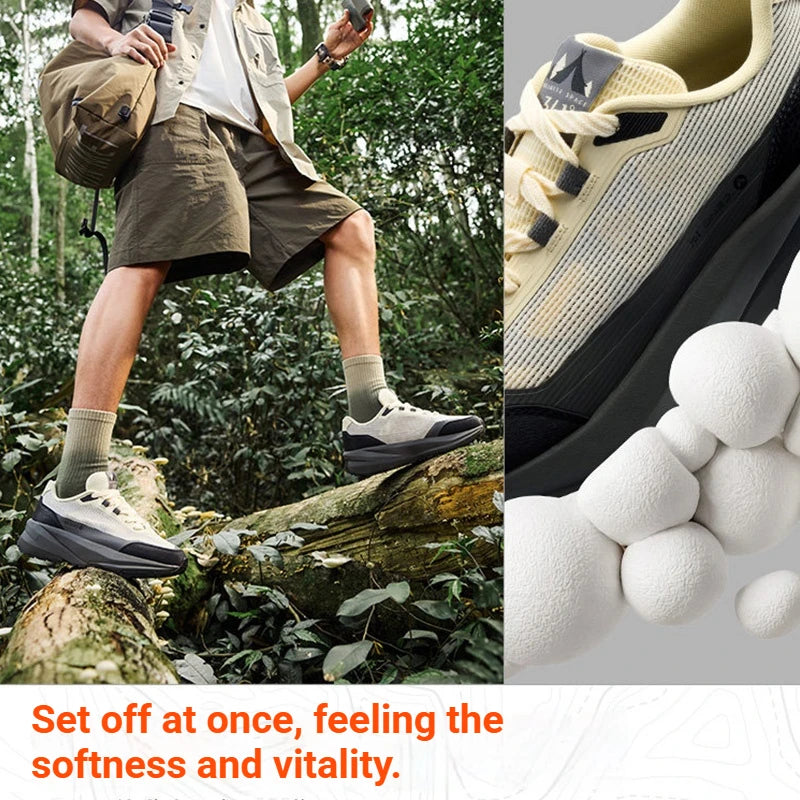 Men Caravan shoes Summer Air Mesh Breathable Anti-slip Wear-resistant Male Outdoor Hiking Sneakers 672626767