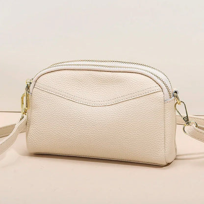 100% cowhide Womens New Korean Fashion Ladies Shoulder Bag Trend Handbags Retro Designer Luxury Female Totes Handbag for Girls
