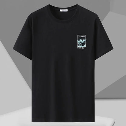 Plus Size Printed T Shirt Men 5XL 6XL 7XL 180kg Loose Short Sleeve Tee Oversized Tops Big Size Men Clothing 티셔츠 반팔 남자 Camiseta
