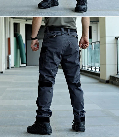 Cargo Pants Men Tactical Trousers Casual Multi Pockets Waterproof Pant Wear-Resistant Casual Trousers Outdoor Hiking Work Man