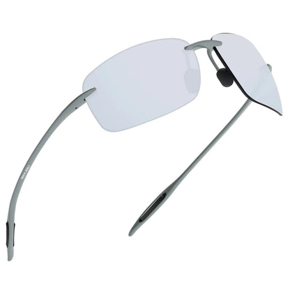 Sports Sunglasses for Men Women Tr90 Rimless Frame for Running Fishing Golf Driving MJ8009
