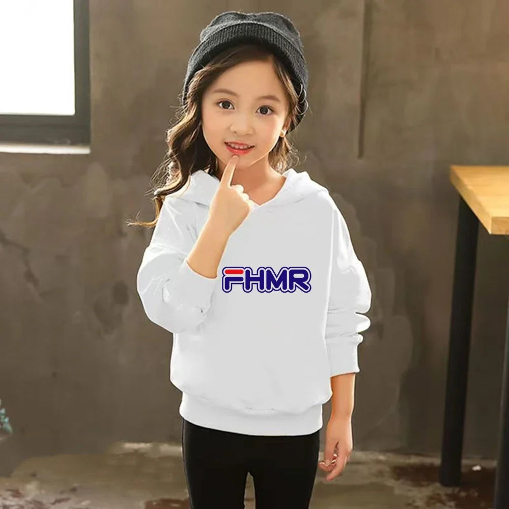 Children's Hoodies Top+Bottom Girls Pink Boy Black Age 3-12 Coat Casual Toddler Long Sleeves Suit Letter Brand Print Clothing