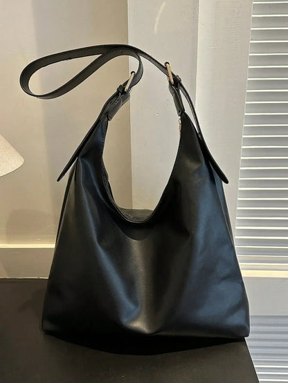 Large Capacity Solid Color Women's Shoulder Bag, Multifunctional Crossbody Bag, Women's Shoulder Tote Bag, Large Capacity Crossbody Tote Bag, Casual Work Bag