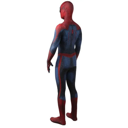 Halloween Men Adults TASM 1 Spider Cosplay Costume The Amazing SuperHero Zentai Suit Bodysuit Man Party Jumpsuit