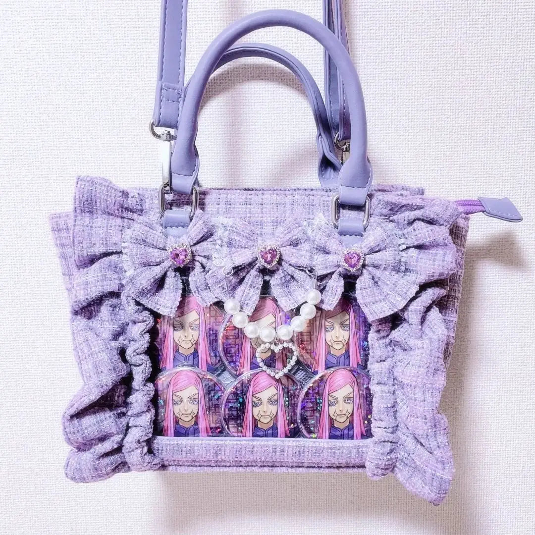 Japanese Sle Lace Trim Painful Bag Small Fraance Sle Handbag Single oulder Satchel Embellied with Button And Pleate...