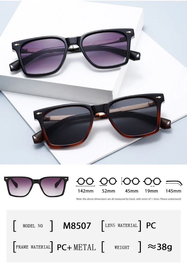 Fashion Sunglasses Women 2025 Vintage Square Sunglass Men Retro Glasses Dropshipping Gafas De Sol Hombre Lunette Soleil Femme