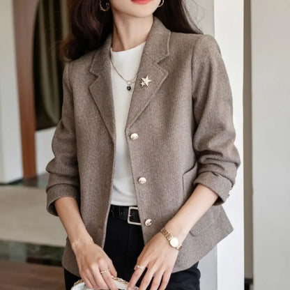 Long Sleeve 2025 New Arrivals Solid Outerwear Casual In Promotion Women's Blazers Korean Fashion Bring Female Coats and Jackets