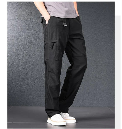 2026 New Hiking Pants Men Spring Summer Ice Silk Cooling Lightweight Outdoor Casual Pants for Men Quick Dry Fishing Travel Pants