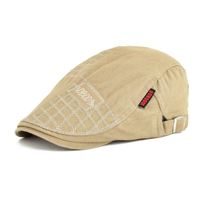 Cotton Flat Ivy Cap Men Retro Newsboy Caps Distressed Male Golf Boina Baker Boy Hat Adjustable Spring Summer Autumn Beret