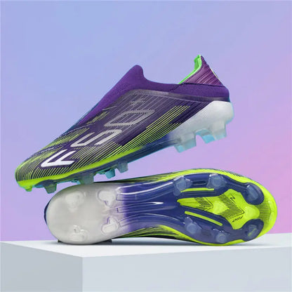 Men's High-Quality Non-Slip Football Boots High-Top Soccer Shoes Grass Cleats Futsal Sneakers for Indoor And Outdoor Matches
