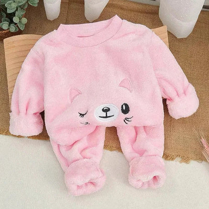 2026 Children's Pajama Sets Tops + Pants 2Pcs Kids Pajamas Winter Girl Clothing Sets 2 To 8Years Children Clothes Boys Sleepwear