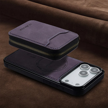 Detachable Magnetic Wallet Leather Phone Case for IPhone 17 Pro Max Air 16 Plus 15 14 13 12 11 Pro 16E Anti-Theft Brush Cover