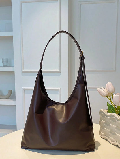 Large Capacity Solid Color Women's Shoulder Bag, Multifunctional Crossbody Bag, Women's Shoulder Tote Bag, Large Capacity Crossbody Tote Bag, Casual Work Bag