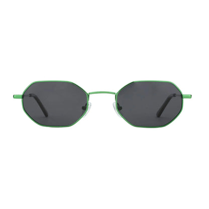 Retro Small Polygon Polarized Sunglasses Women Metal UV400 Sun Glasses Men Anti-Glare UV400 Goggles Driving Eyewear