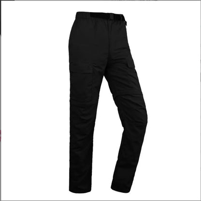 Women's Summer Hiking Pants Women Trekking Sport Quick Dry Thin Cargo Trousers Removable Outdoor Camping Pants Shorts