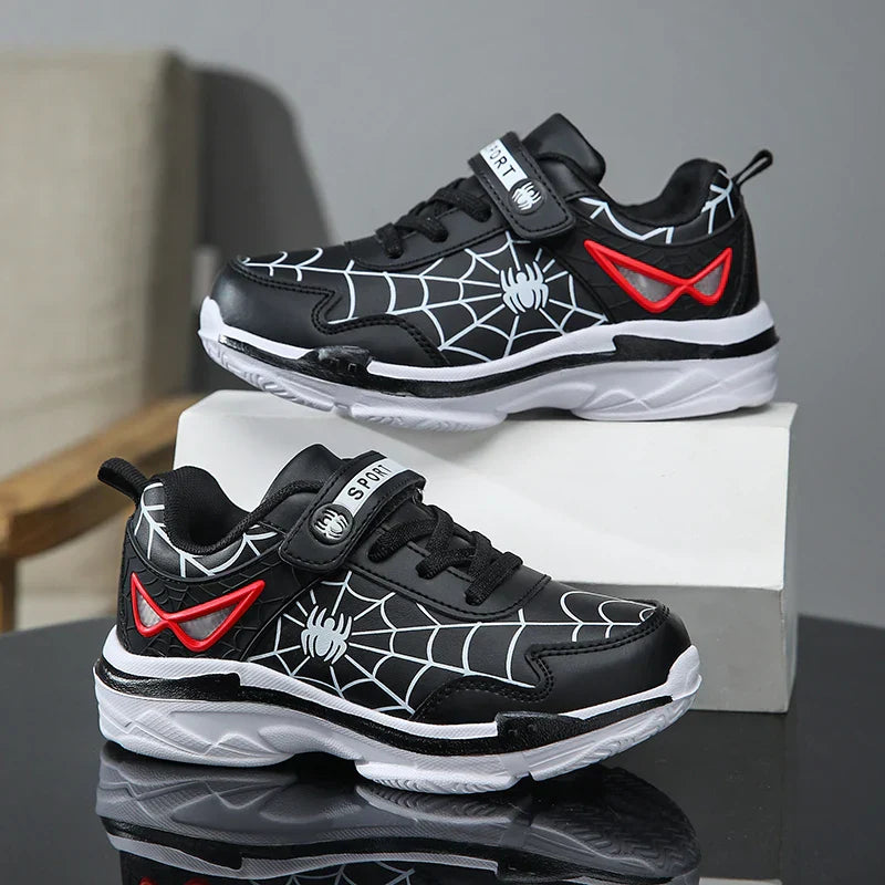 A pair of children's four-season leather sport shoes, soft, comfortable, wear-resistant casual shoes, size 26-38，BH-828