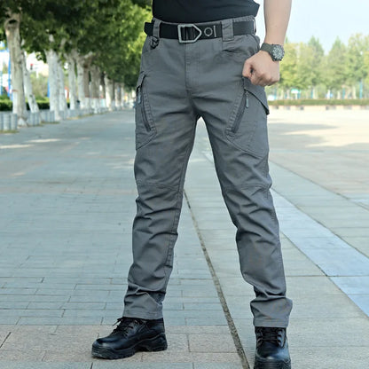 Men's Cargo Pants Multi Pocket Tactical Men Pants Casual Military Army Combat Trousers Waterproof Hiking Pants Plus Size 6Xl