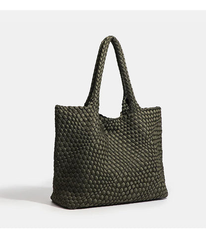 Women's bag Premium Handwoven Nylon Shoulder Bag with Luxurious Finish Women Shoulder Bags