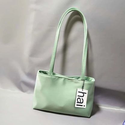 2026 Luxury Shoulder Bags Silk Women's Handbag Square Underarm Bag Ins Famous Brand Commuter Bag Contrasting Color Macaron Totes
