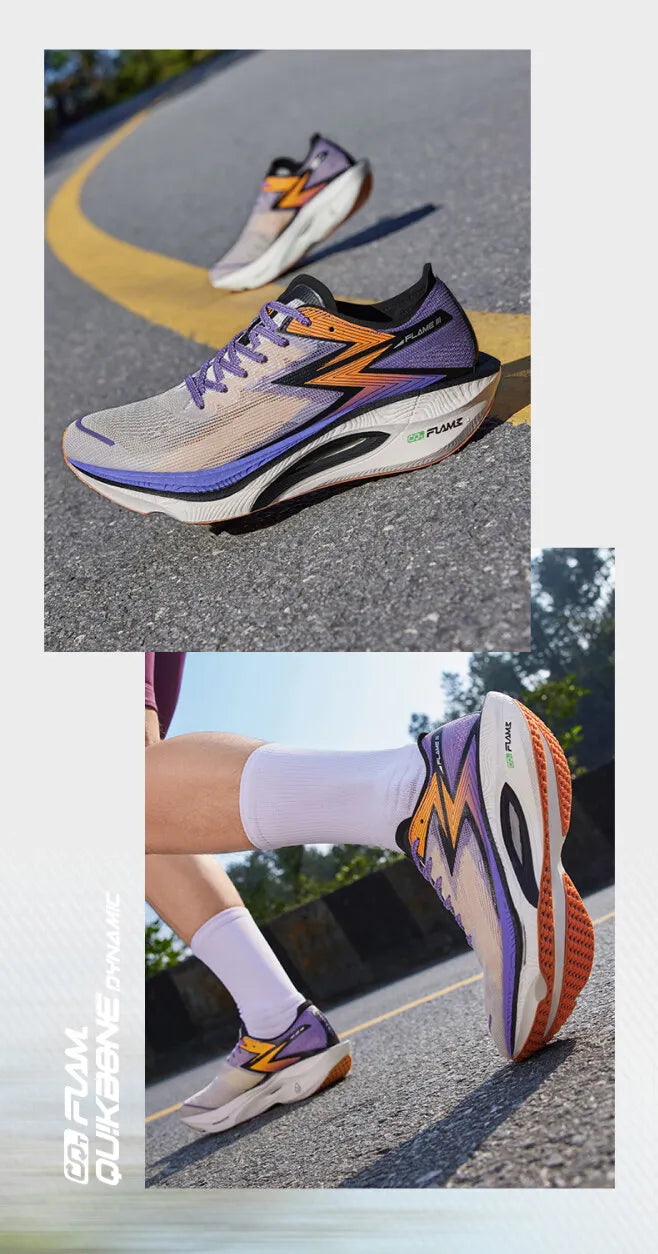 Flame 3.0 Unisex Running Shoes Marathon Carbon Plate Breathable Cushioning Anti-slip Racing Male Sneaker 672412207
