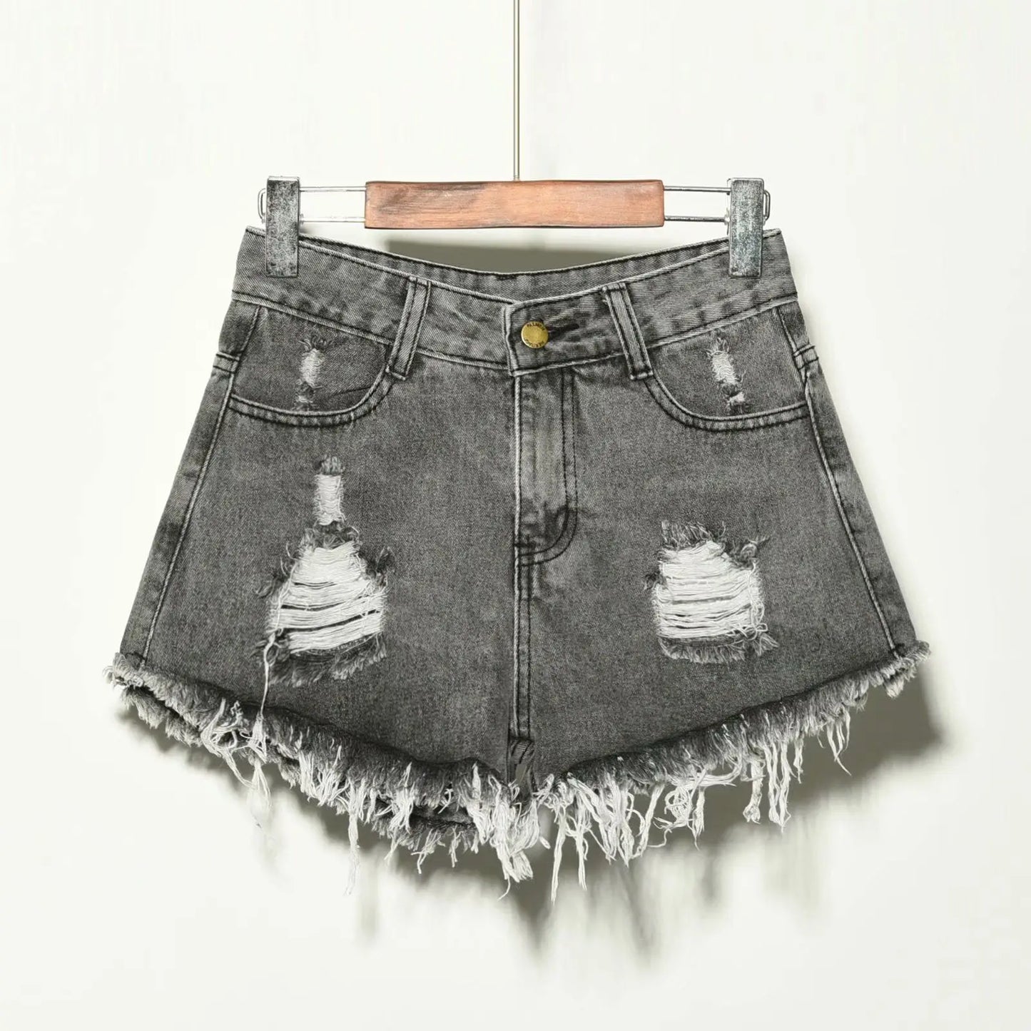 Women's Shorts Punk Ripped Baggy Short Pants for Woman To Wear Mini Loose Jeans Denim Korean Style XL Streetwear Clothing Cheap