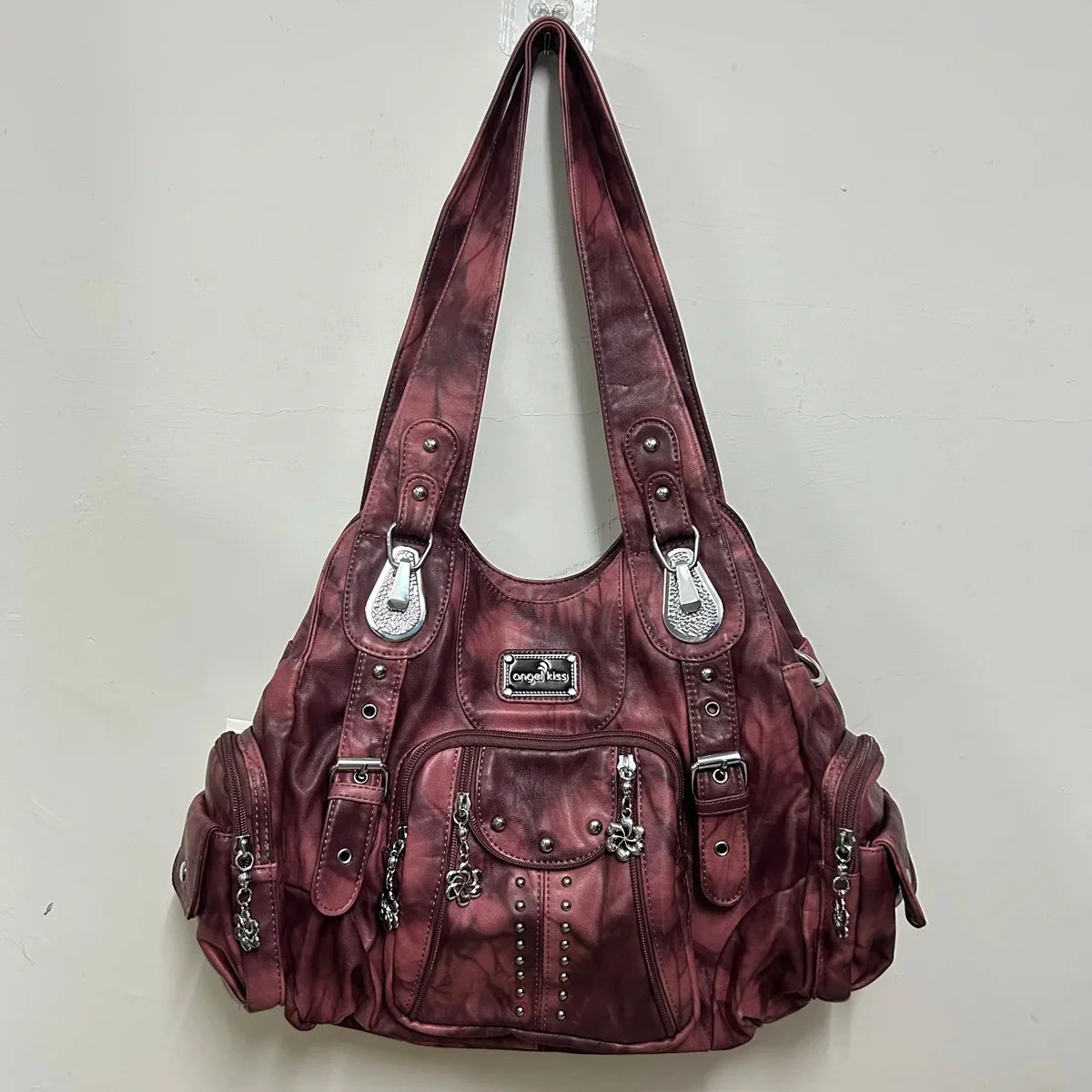 Vintage Bag Women Fashion Handbags PU Leather Shoulder Bags Female Satchel Big-capacity Shoulder Purse Bag Bolsa Feminina