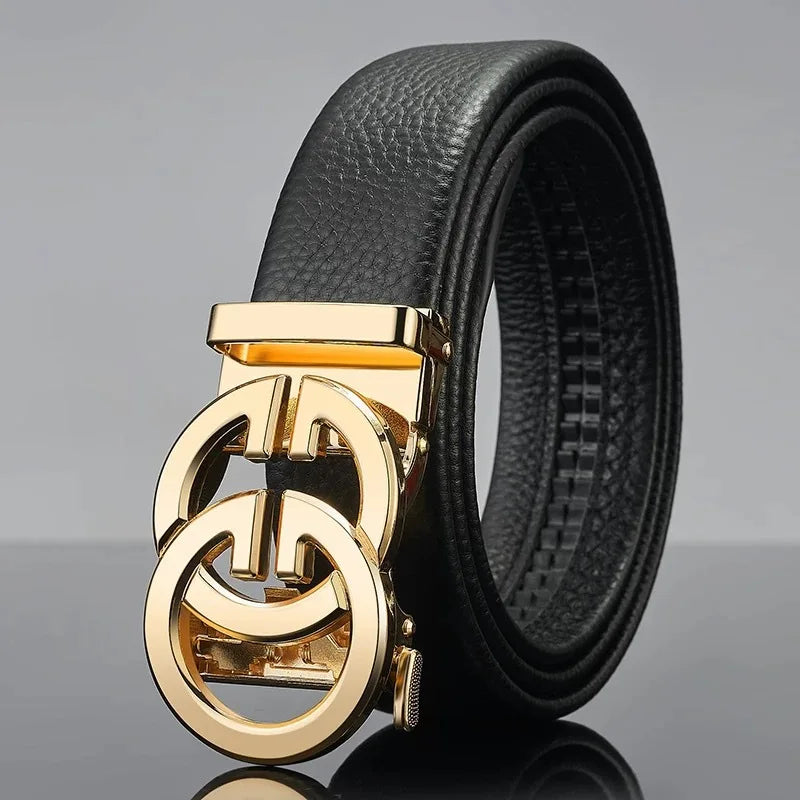 Men's Belt Luxury Brand Designer Fashion Automatic Buckle Men's Jeans High-quality Material Belt Men's Pants Belt Holiday Gift