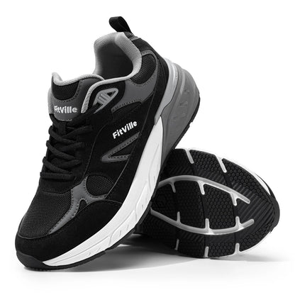 Newest Walking Shoes for Men Wide Width Sneakers with Arch Support for Flat Feet Heel Pain Relief Plantar Fasciitis