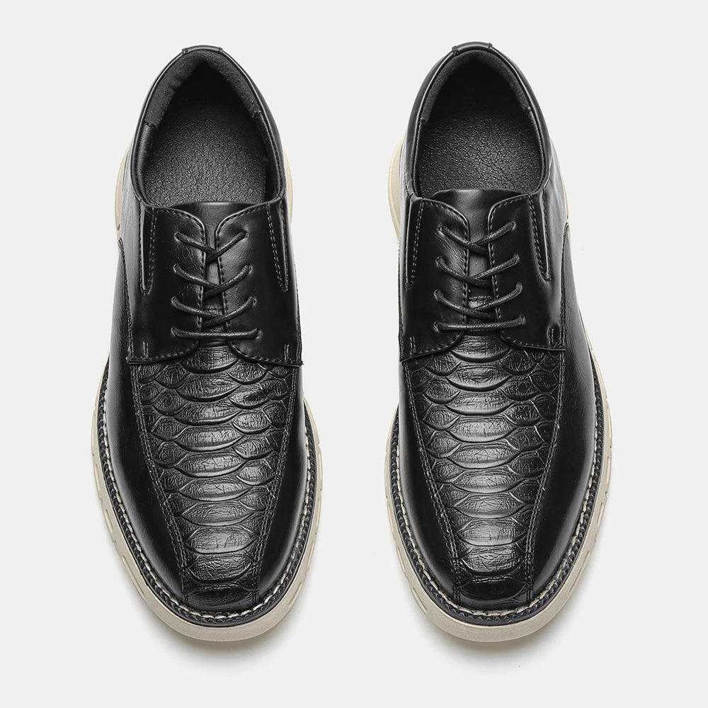Fashion Brogue Men's Shoes Comfortable 2025 Brand Casual Shoes Men