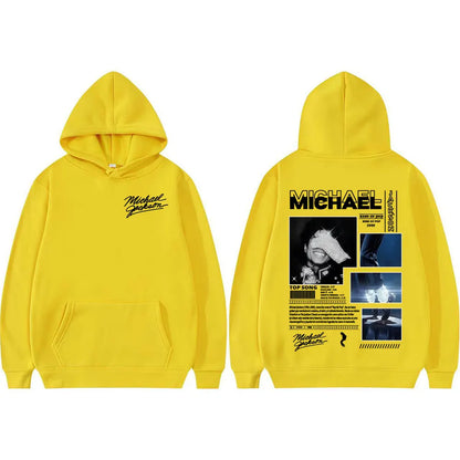 Michael Jackson King of Pop World Tour Hoodies Men Women Fashion Classic Oversized Hoodie High Quality Casual Fleece Sweatshirts