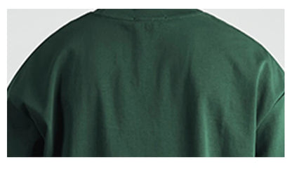 Men's American Retro Short-sleeved T-shirt Men's 2026 Summer New Loose Half-sleeved Embroidered Round Neck Bottoming Shirt