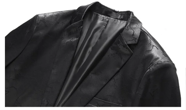2026 New Men Business Social Suit Jacket Summer Male Single Breasted Thin Dress Male Jacquard Blazers Coats