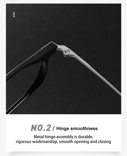 Ultra-light Aluminum Titanium Business Fashion Eyeglasses  Anti-Blue Light Reading Glasses Men Myopia Prescription 20241