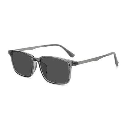 High Quality Square Frame TR90 Pure Titanium Myopia Sunglasses for Men Woman UV400 Sunshade Driving Fishing Sunglasses