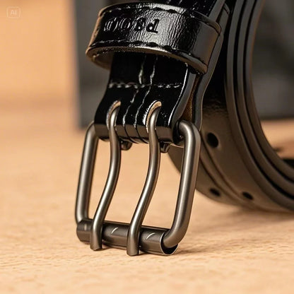 Men belt vintage needle buckle high-quality luxury brand fashionable belt men's jeans versatile cowhide men's belt