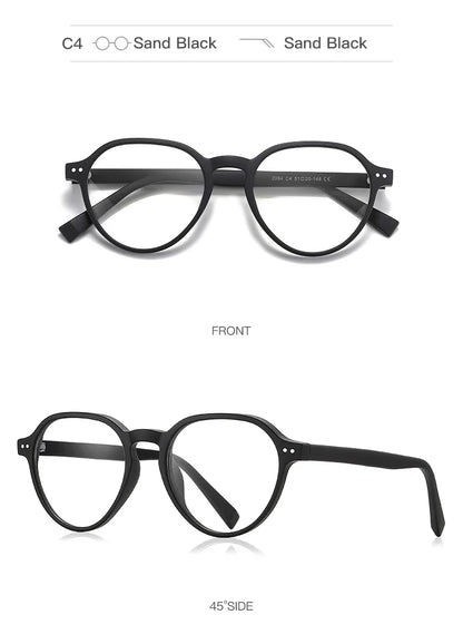 Retro TR Anti Blue Light Blocking Reading Glasses Women Computer Optics Eyeglasses Prescription Glasses Men PFD2094